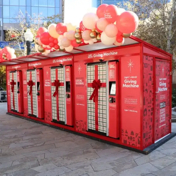 photo of giving machines at city creek